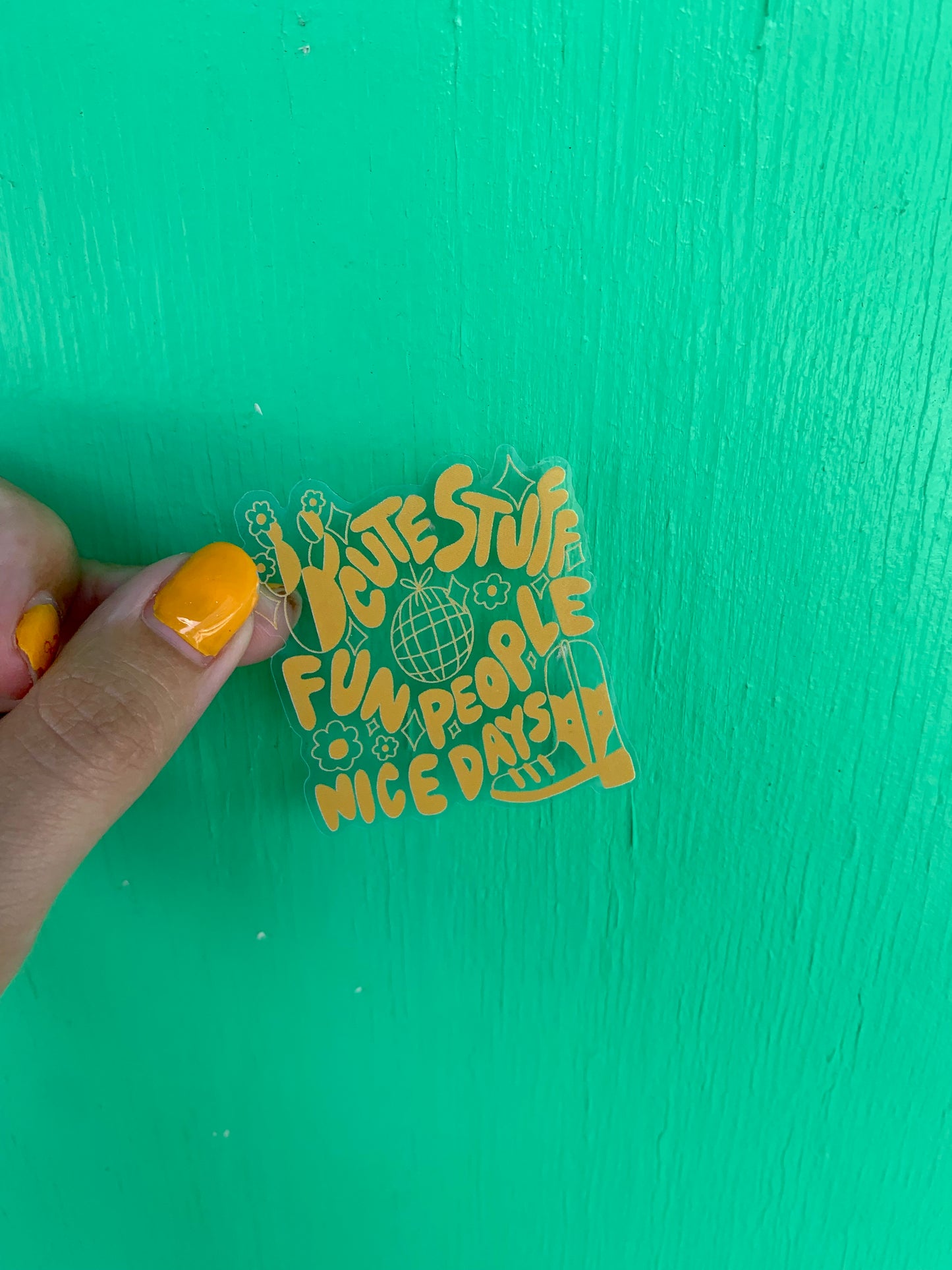 Cute Stuff Sticker
