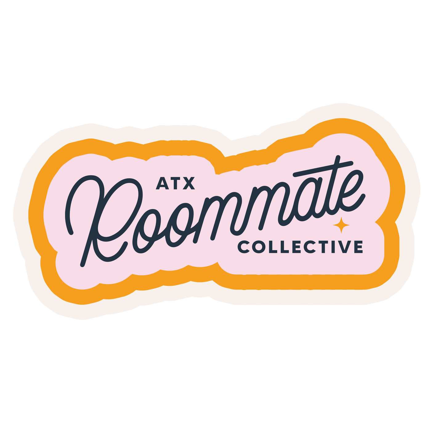 Pink Roommate Type Sticker