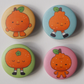 Natamori Jeju Oranges Button Pins