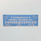 JO Magnetic Bumper Sticker